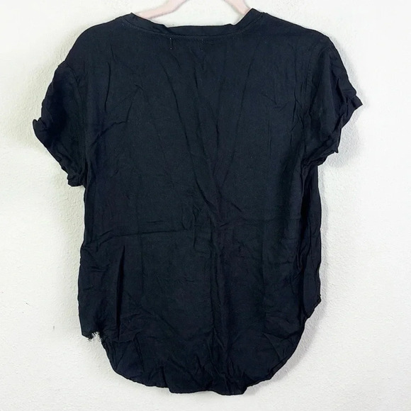 🎈4 LISTINGS FOR $20 Cloth & Stone Short Sleeve Black Shirt size small - Picture 2 of 8